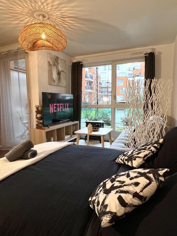 "Moonlight" Gare A 10Min De Paris, Wifi, Terrasse , Parking Daire Argenteuil Dış mekan fotoğraf